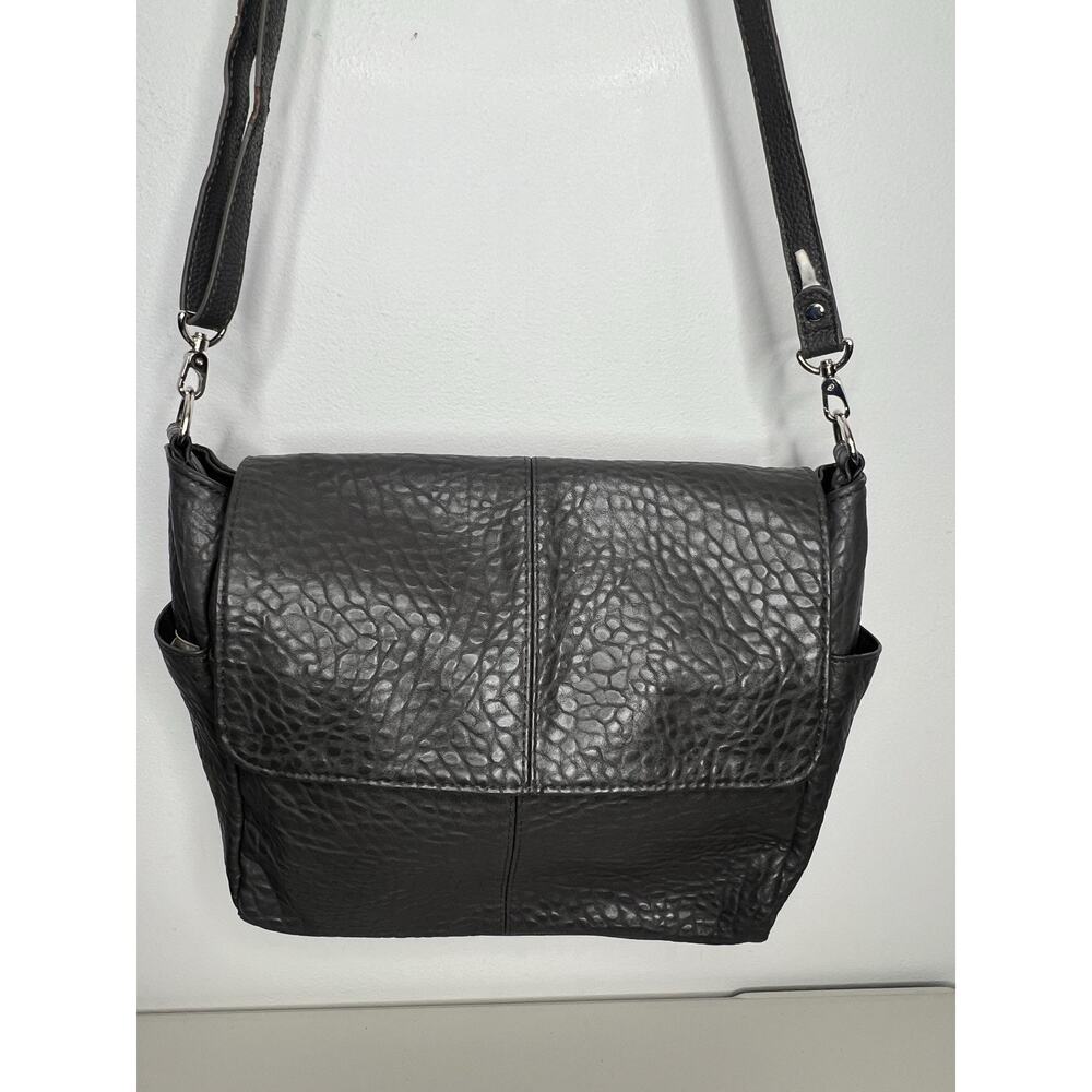 Jewell by Thirty One Gray Faux Leather Shoulder Purse